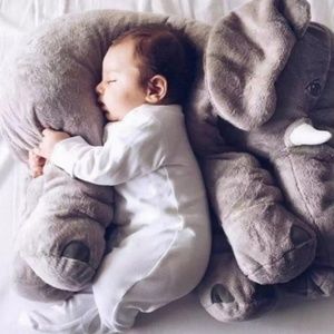 plush elephant pillow